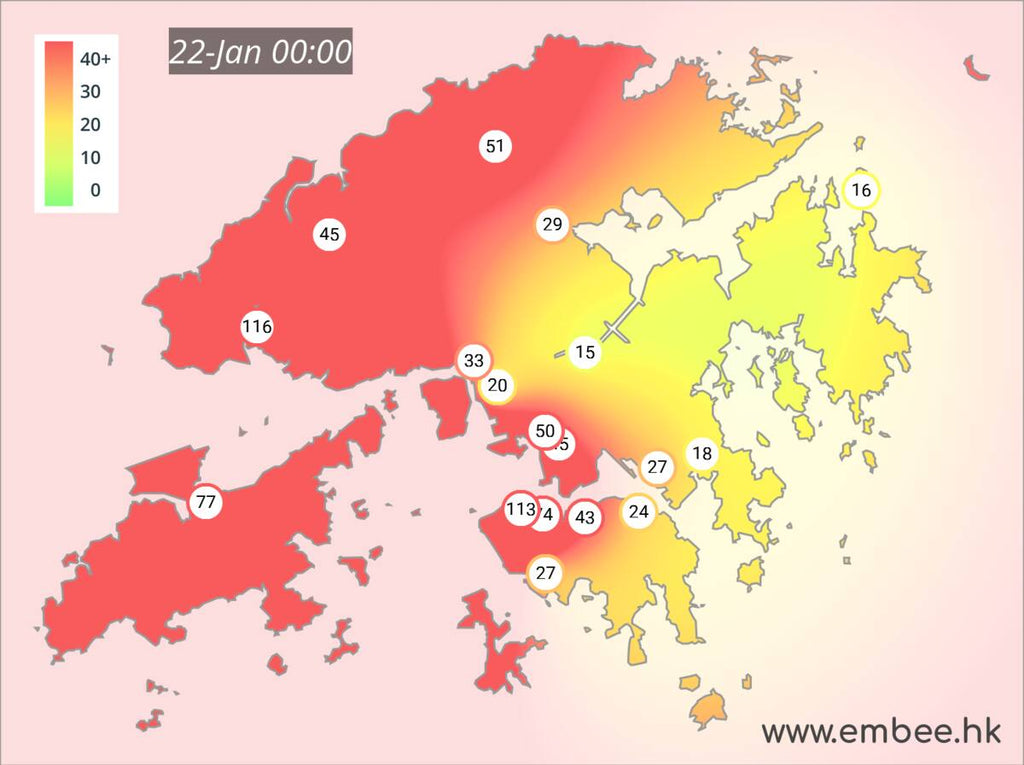 Worst air quality on Hong Kong island in more than two years